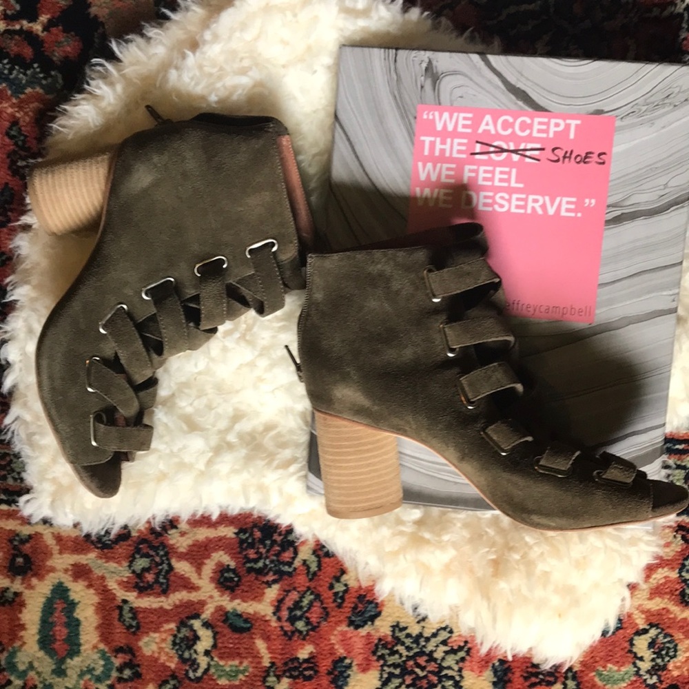 Jeffery Campbell wedges, only worn ONCE!